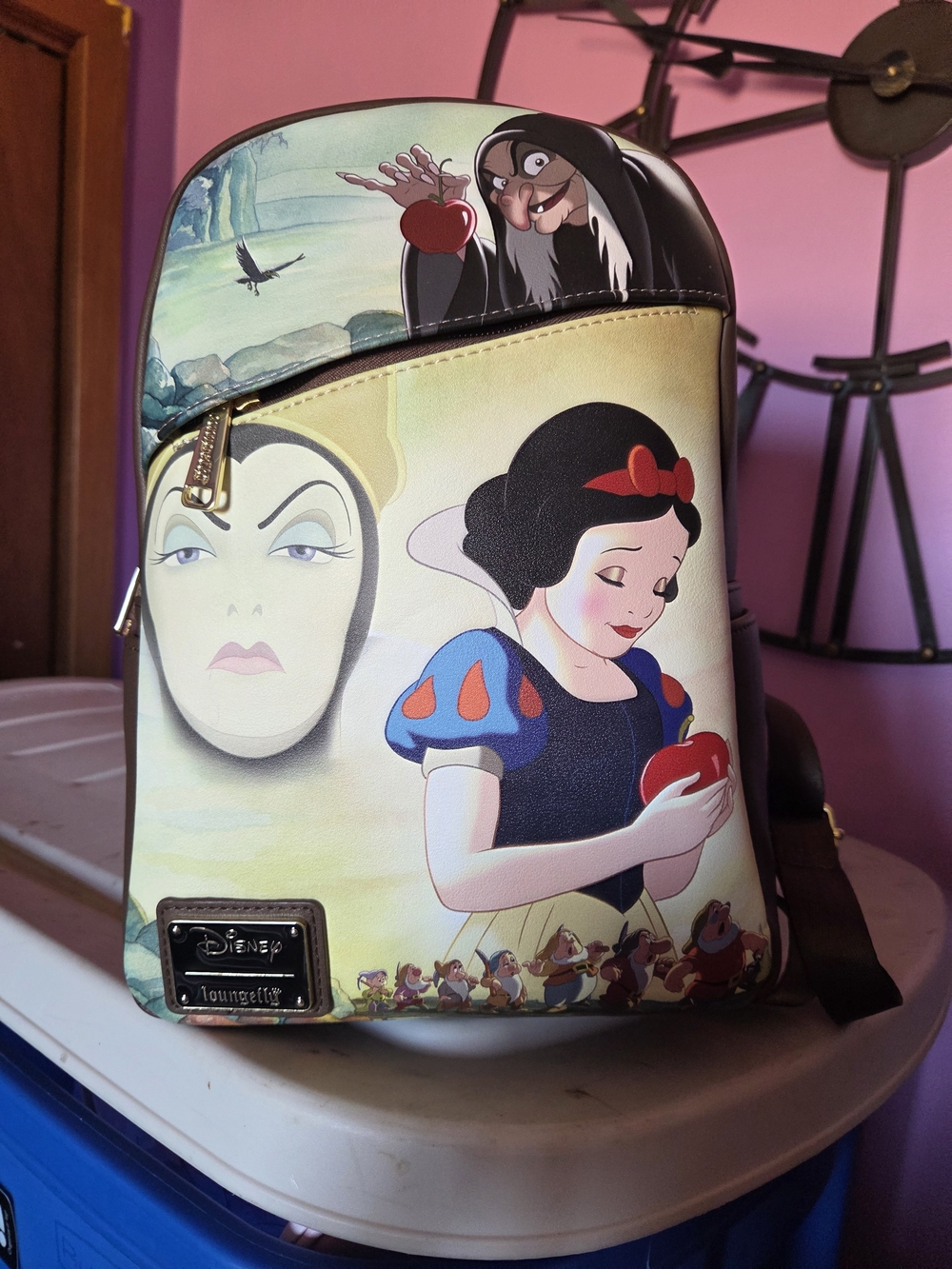 Loungefly Snow White Mini Backpack - Cream, Black, Red, Blue